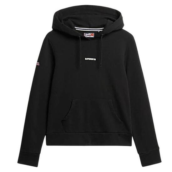 Sweat à Capuche Noir Femme Superdry Plain Hood