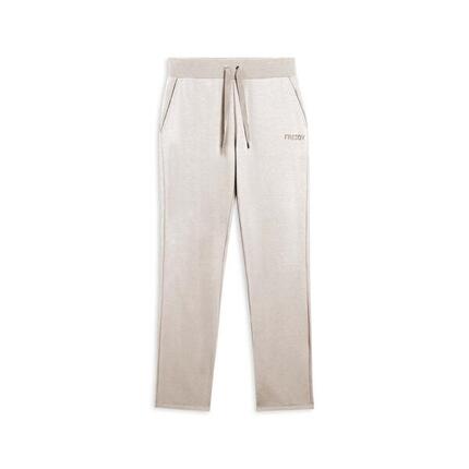 Pantalon de sport pour femmes avec bord droit et logo en paillettes