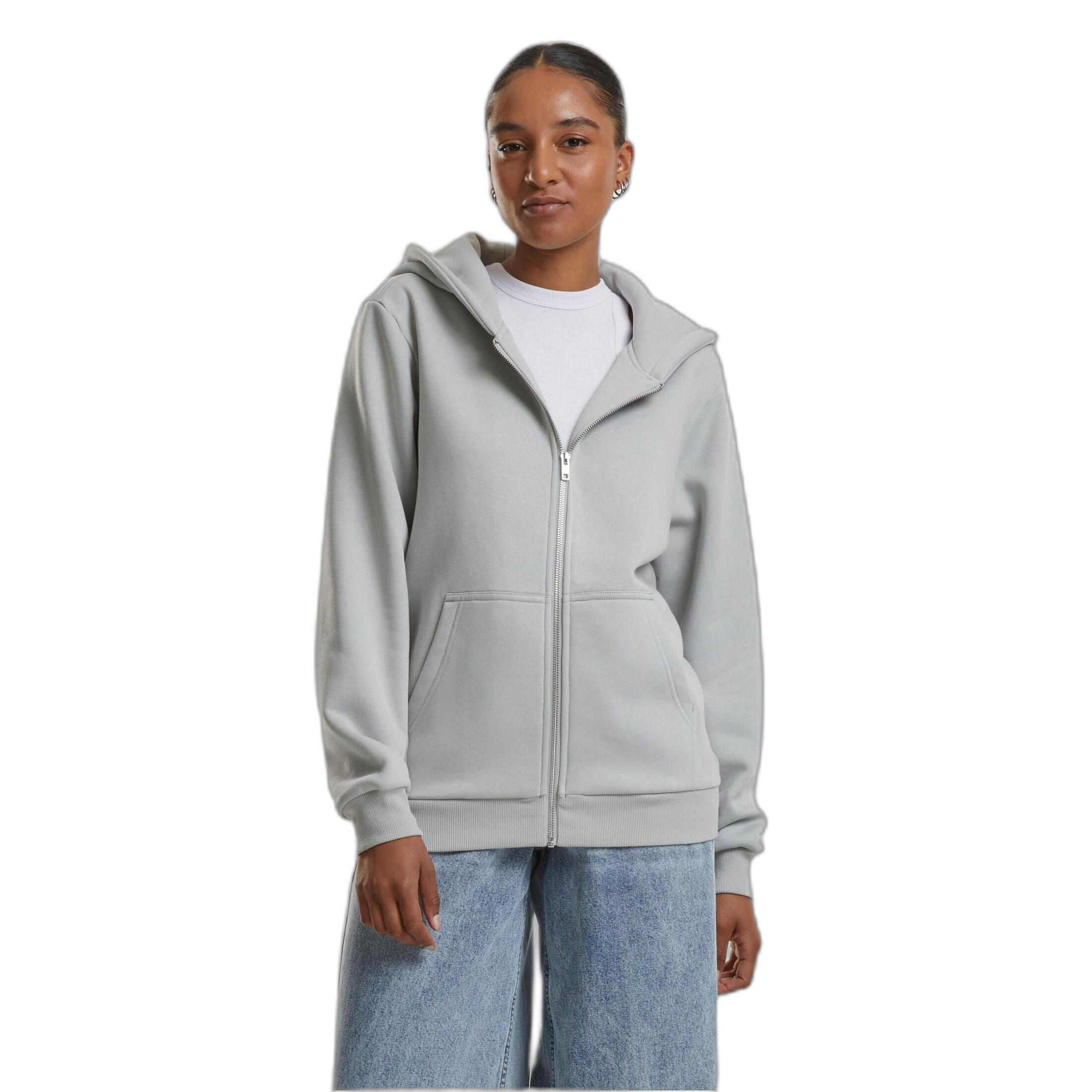 URBAN CLASSICS Women's zip-up hoodie Urban Classics