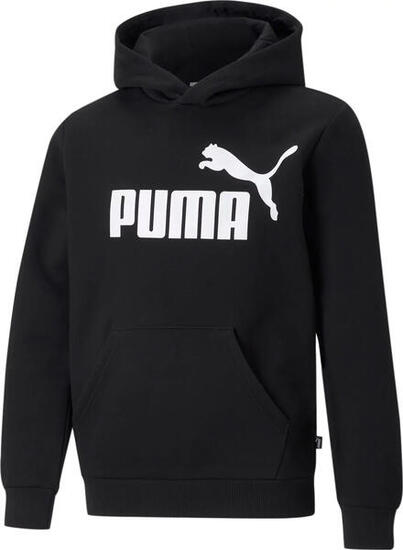 Bluza dziecięca sportowa z kapturem bawełniana czarna PUMA ESS BIG LOGO 586965-0