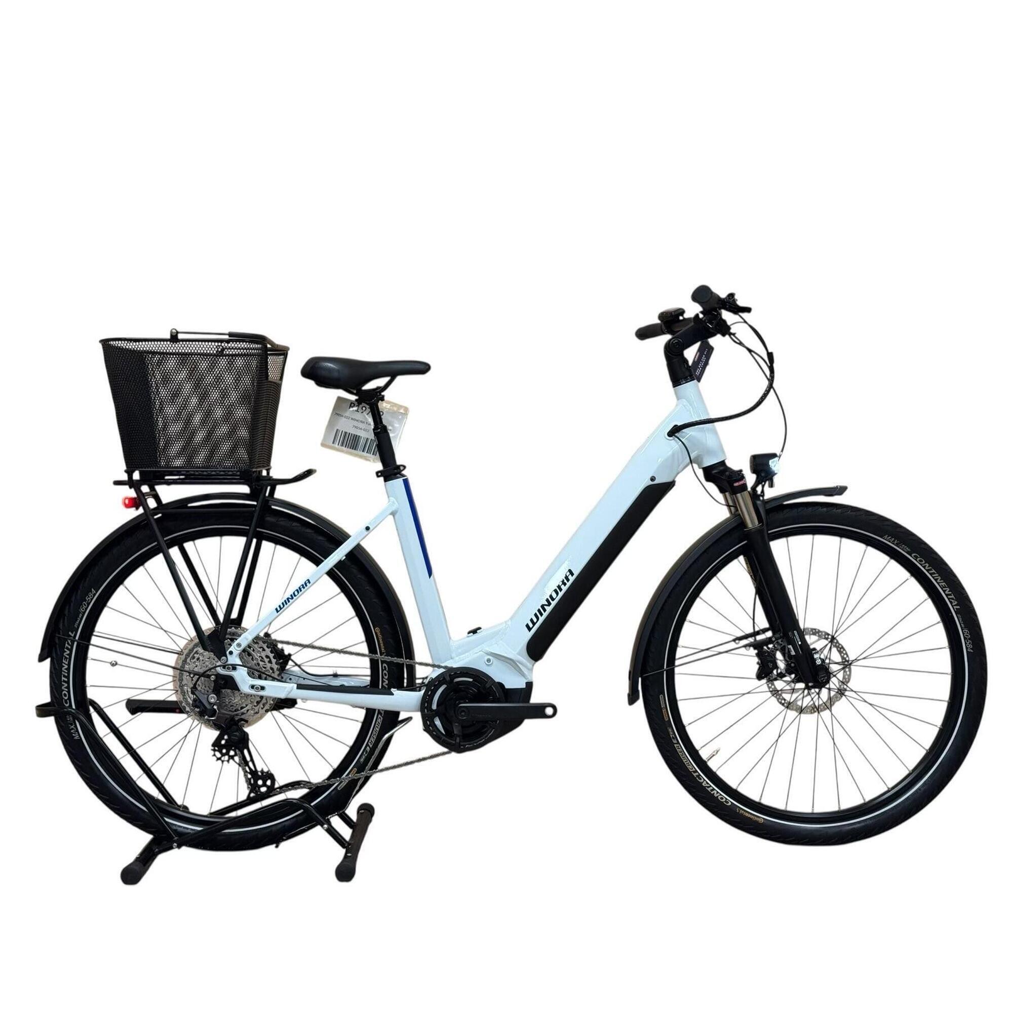 Winora - Reconditionné - Vélo Électrique Winora Yucatan 12 Wave - Comme Neuf - City Speed - Blanc|noir - 50 - Decathlon