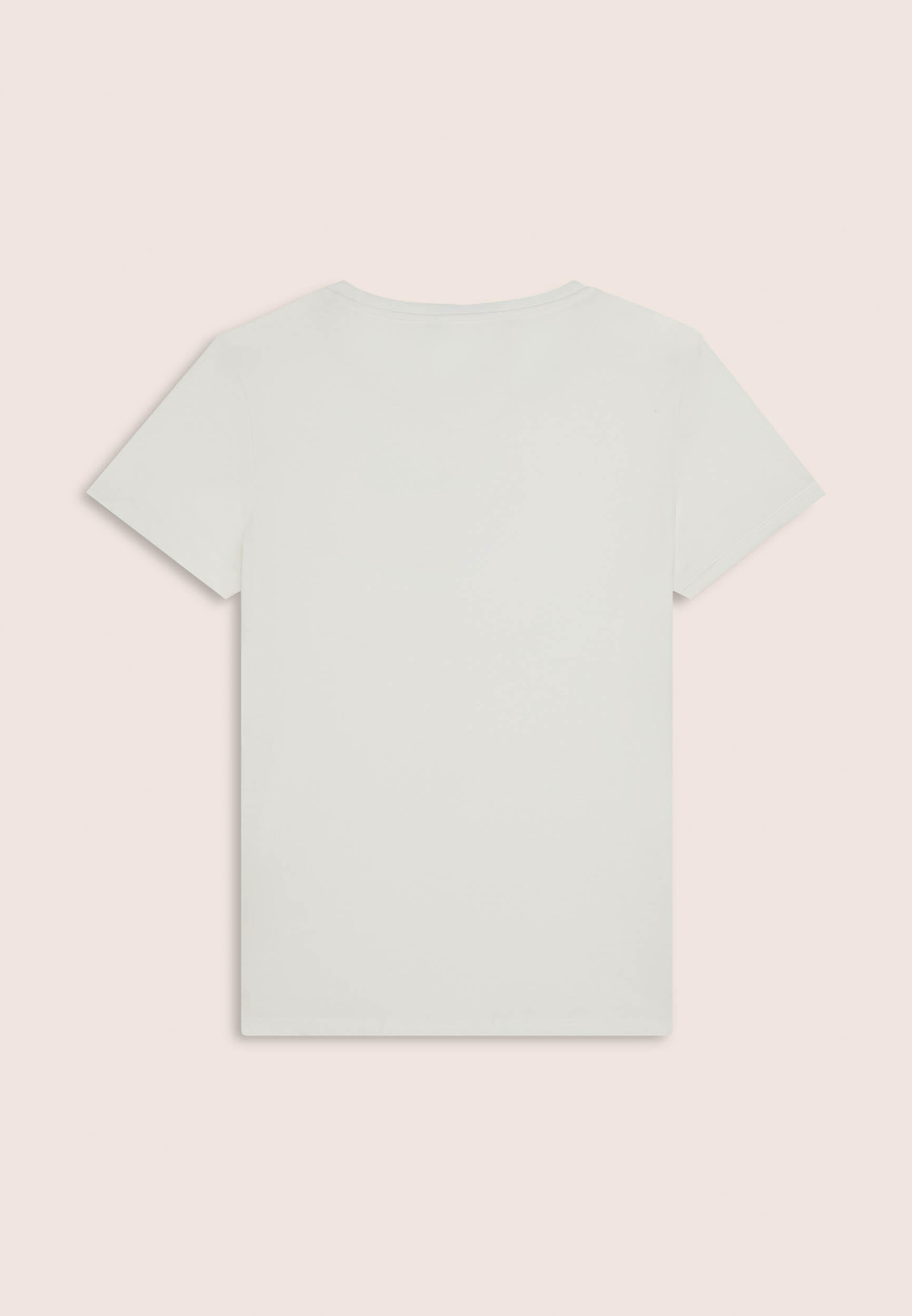 T-shirt en coton Supima avec logo en paillettes bicolores 2/3