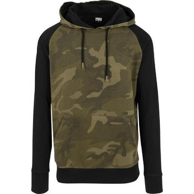 Hoodie urban classic contrat raglan