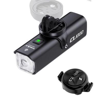 Set Towild: luce anteriore per bicicletta CL1000 + comando remoto da manubrio