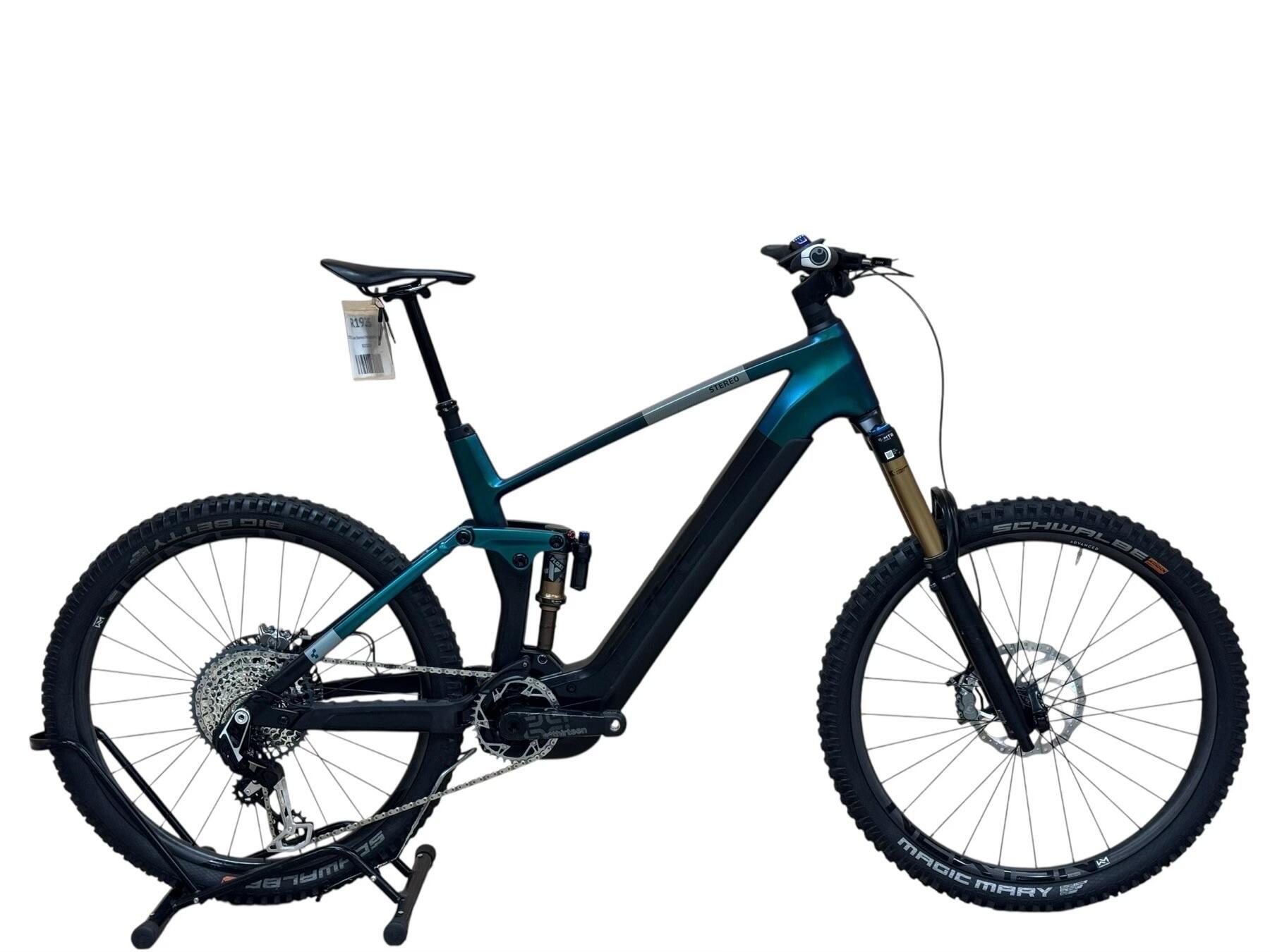 CUBE Segunda vida - Bicicletas E-montanha Cube Stereo Hybrid 160 HPC SLT - Como novo