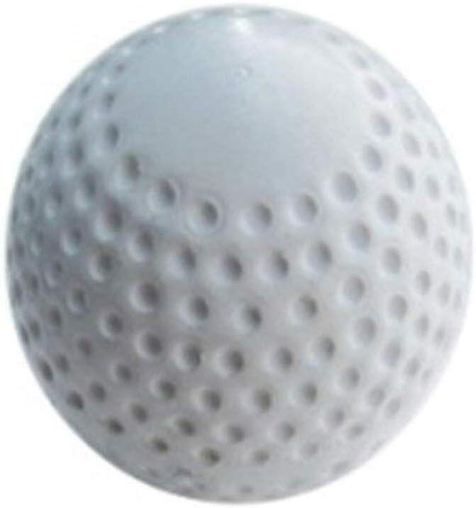 ALFA AB-93 Feldhockeyball – Dimple, PU, Standardgröße, Weiß 3/5