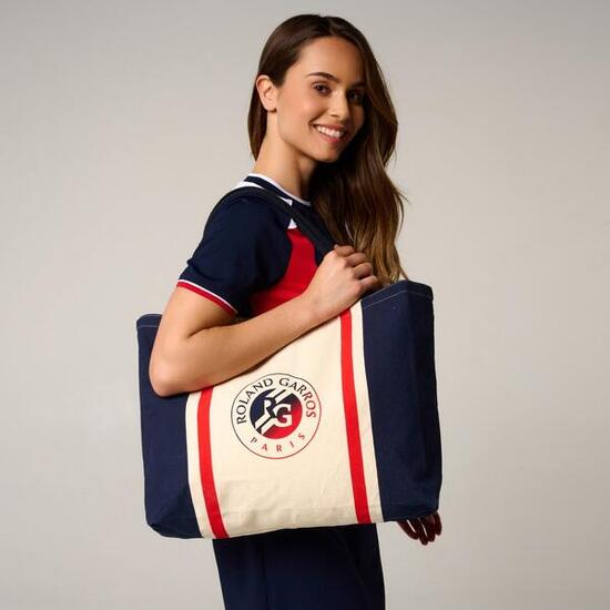 Sac Shopping Tricolore Roland-Garros - Multicolore