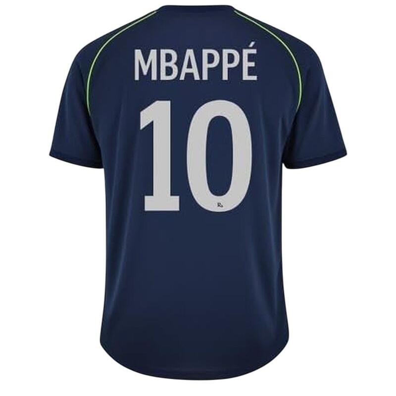 Tricou Real Madrid 2025-26 premium albastru pentru copii, replică - Mbappé - 10