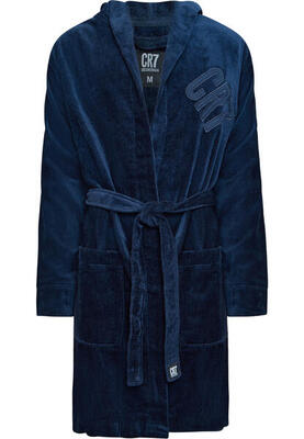 Bademantel CR7 bathrobe schwarz