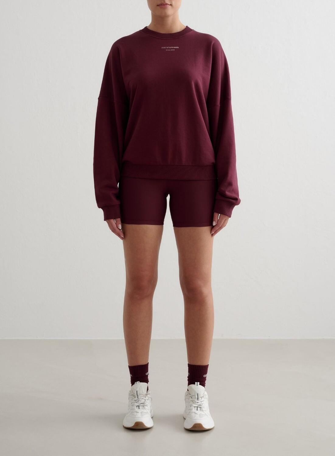 Mujer Sudadera Terry Cereza 3/6