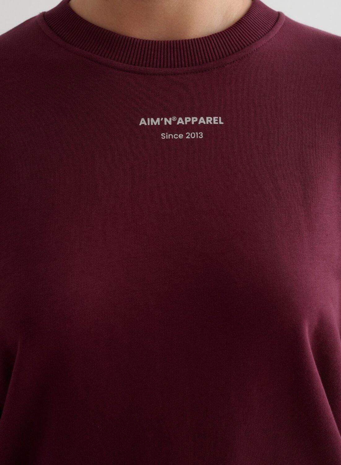 Mujer Sudadera Terry Cereza 5/6