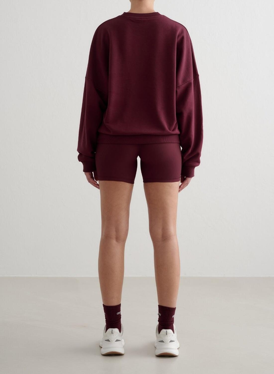 Mujer Sudadera Terry Cereza 4/6