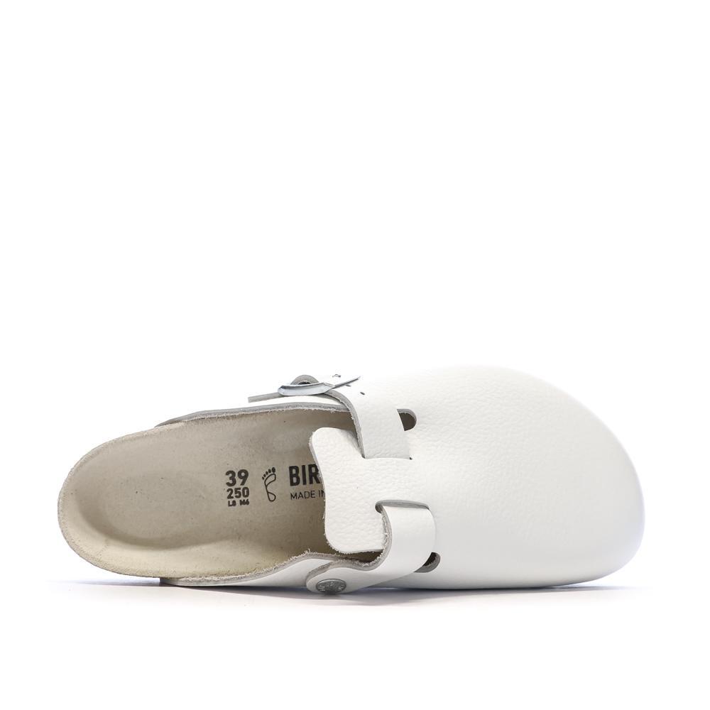 Sabots Blanc Mixte Birkenstock Boston 5/7