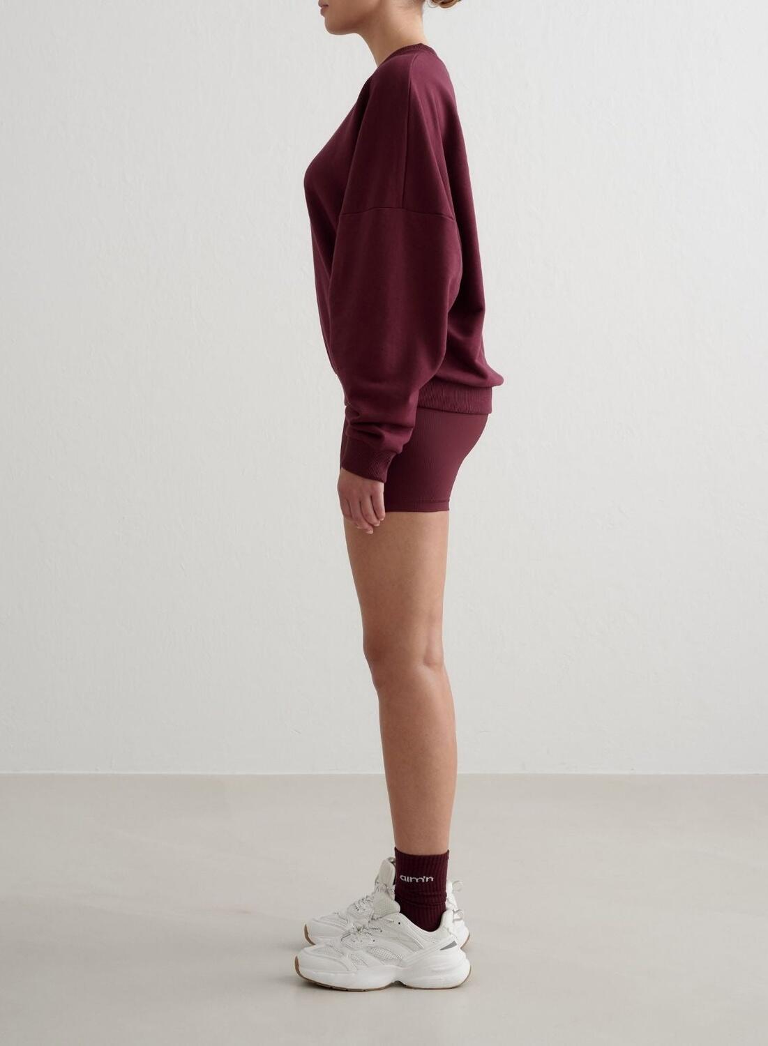 Mujer Sudadera Terry Cereza 6/6