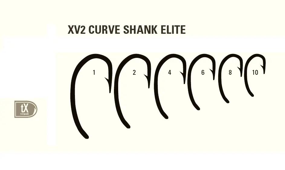 CARLIG CRAP MUSTAD XV2 CURVED OCHI NICHEL NEGRU, NR 8, 10 BUC / PLIC 2/2