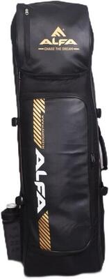 ALFA Pro 93 Hockey Kit Bag – Schwarz, Groß & Wasserabweisend