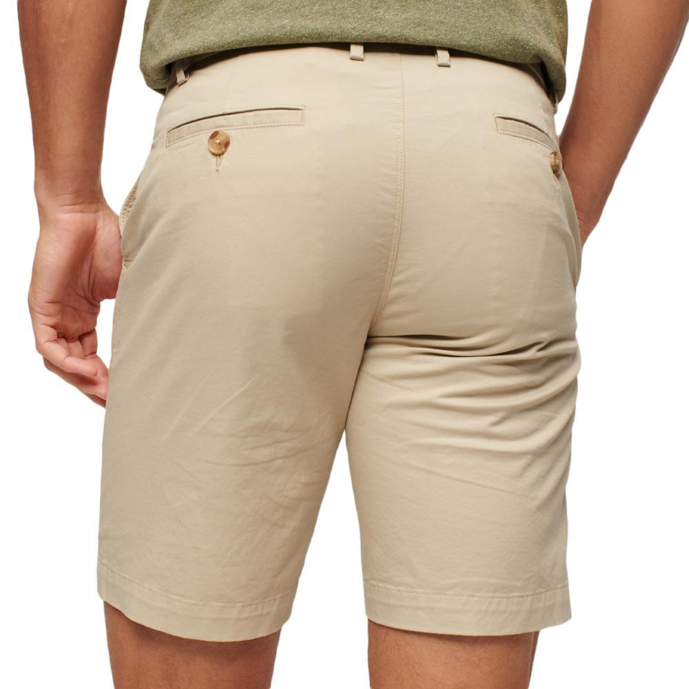 Superdry – Pantaloncini Uomo In Tessuto Misto Lino, Modello Cali Beach Shorts