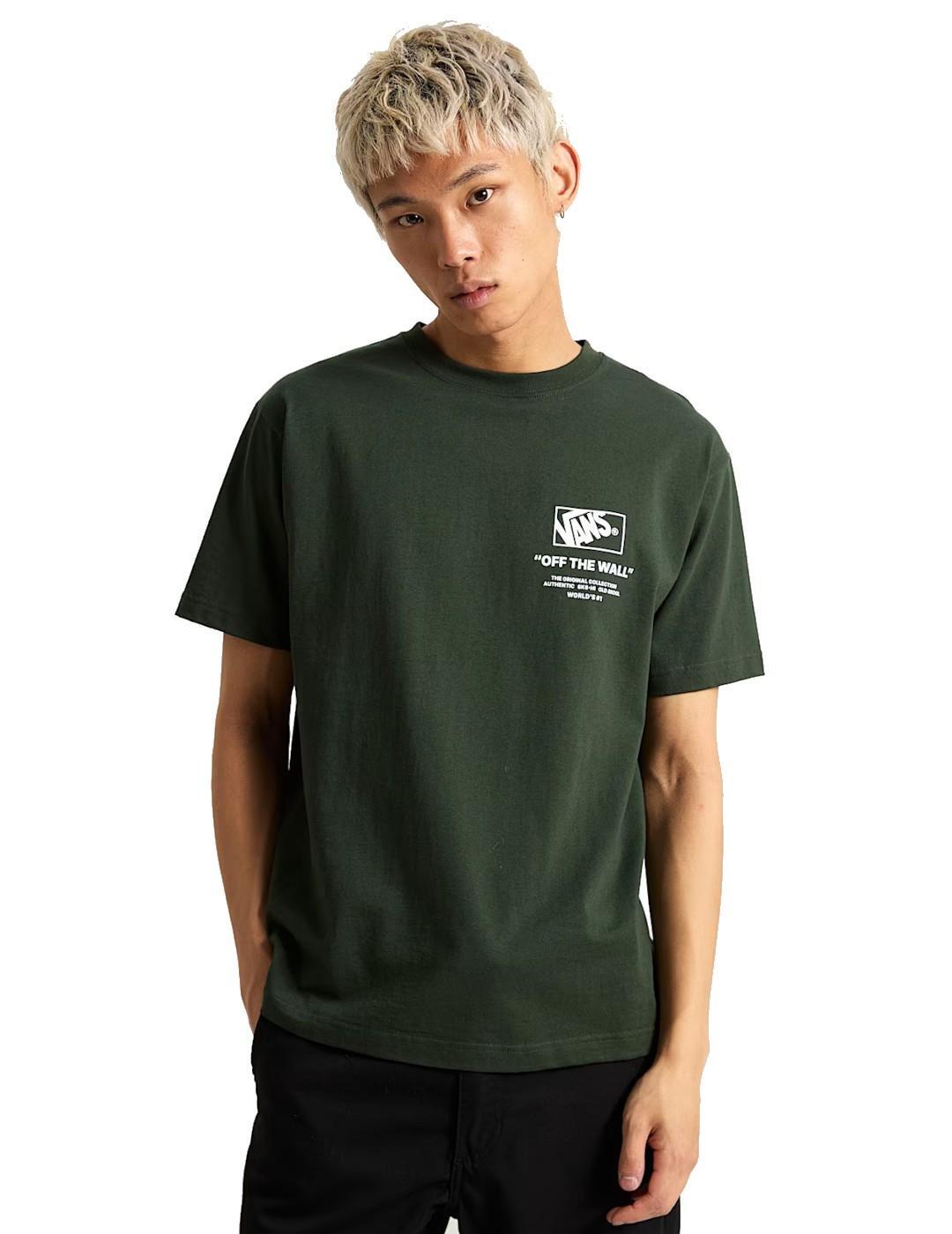 Camiseta para Hombre Vans Stockpile Verde 3/6