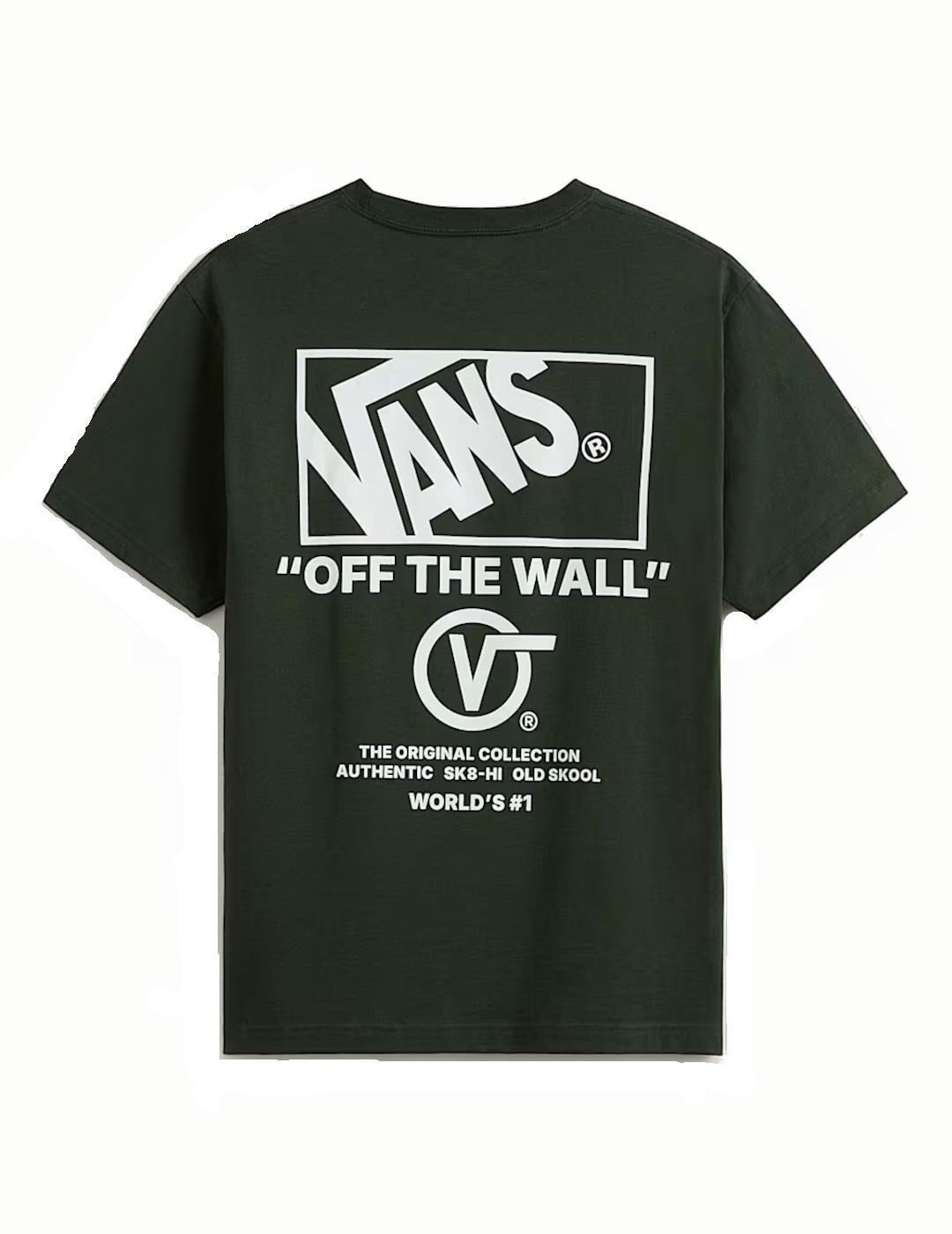 Camiseta para Hombre Vans Stockpile Verde 2/6