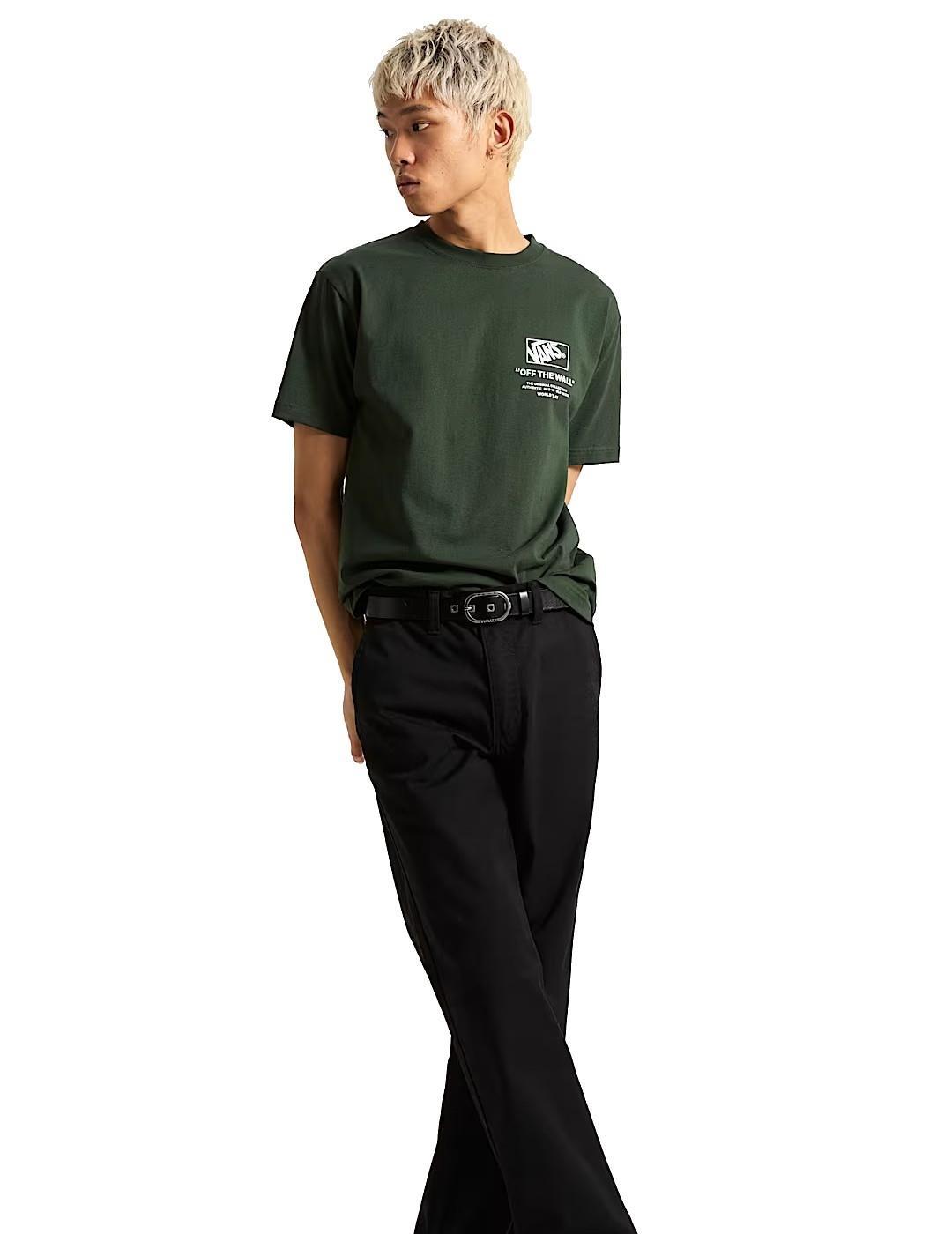 Camiseta para Hombre Vans Stockpile Verde 5/6