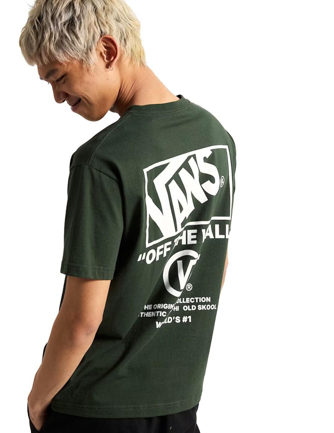 Camiseta para Hombre Vans Stockpile Verde 4/6