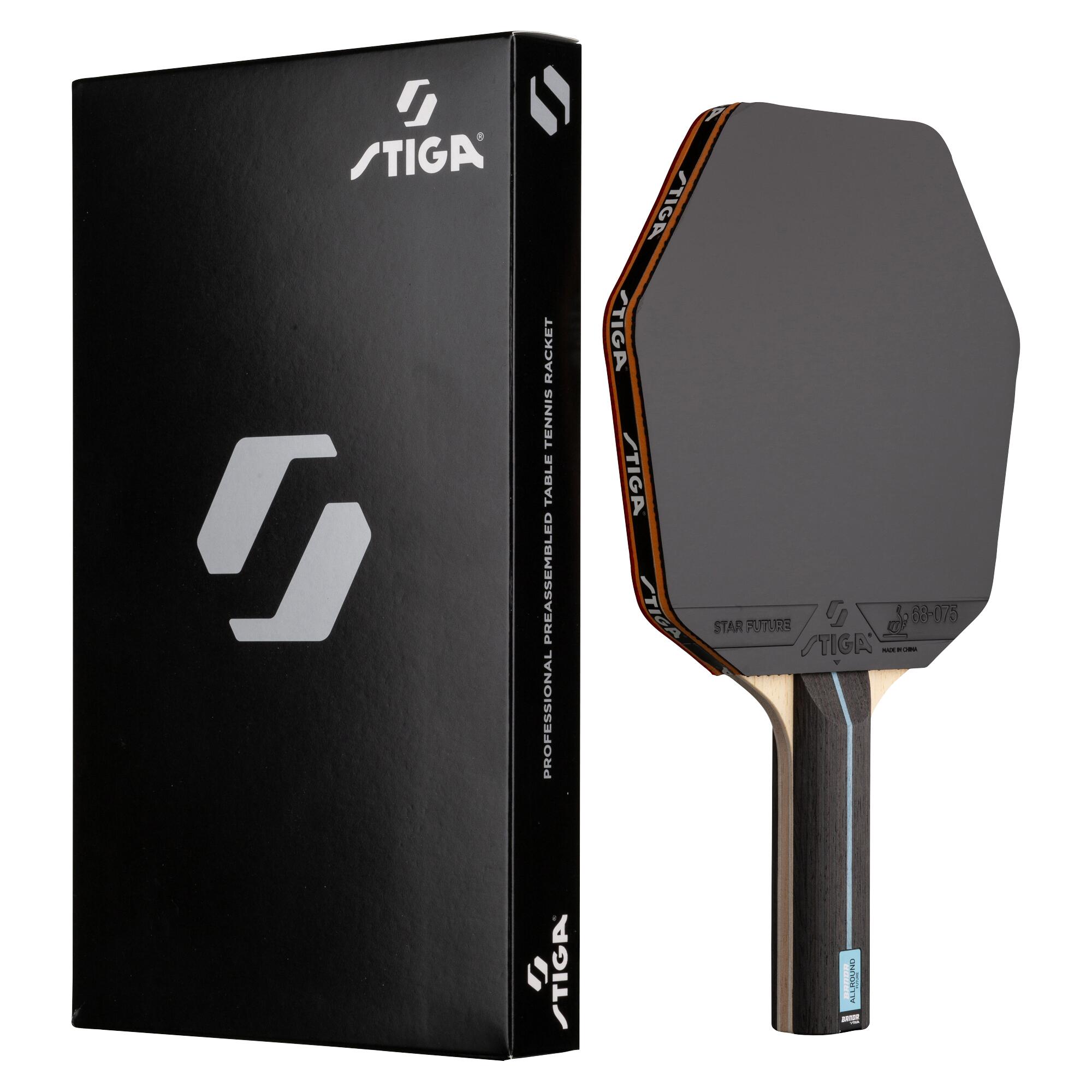 Stiga - Raquette De Tennis De Table Banda By Stiga Allround Future Cybershape - Raquette De Tennis De Table - Noir|rouge - Droit - Decathlon