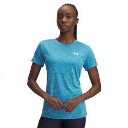 T-shirt pour femme UA Tech™ Twist Under Armour Bleu