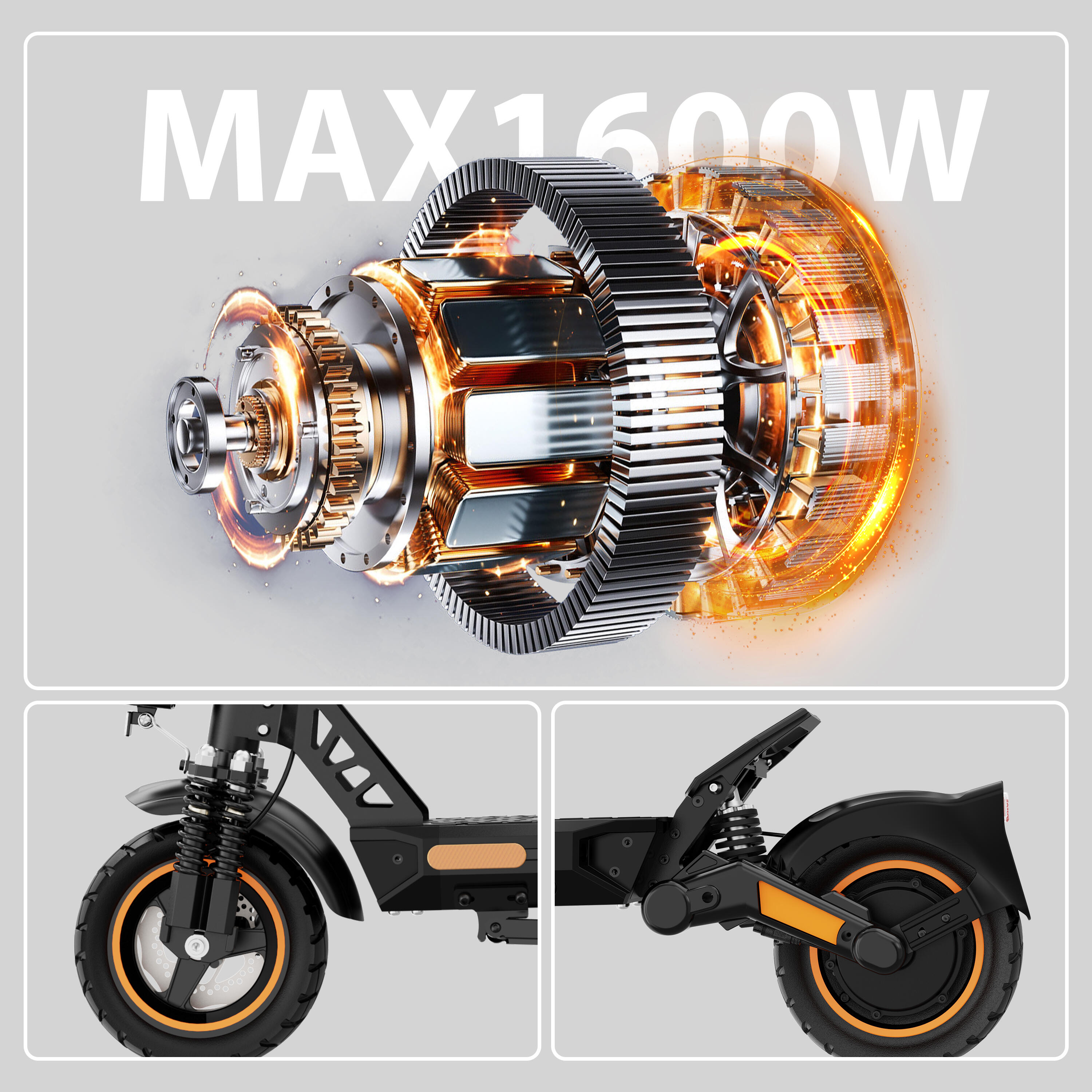 RCB E-Scooter D5PRO Ultra 27Ah mit NFC & Blinkern (110-130 km) 4/6