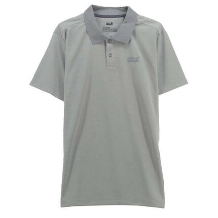 Shirt Tech Pique Polo in Grau