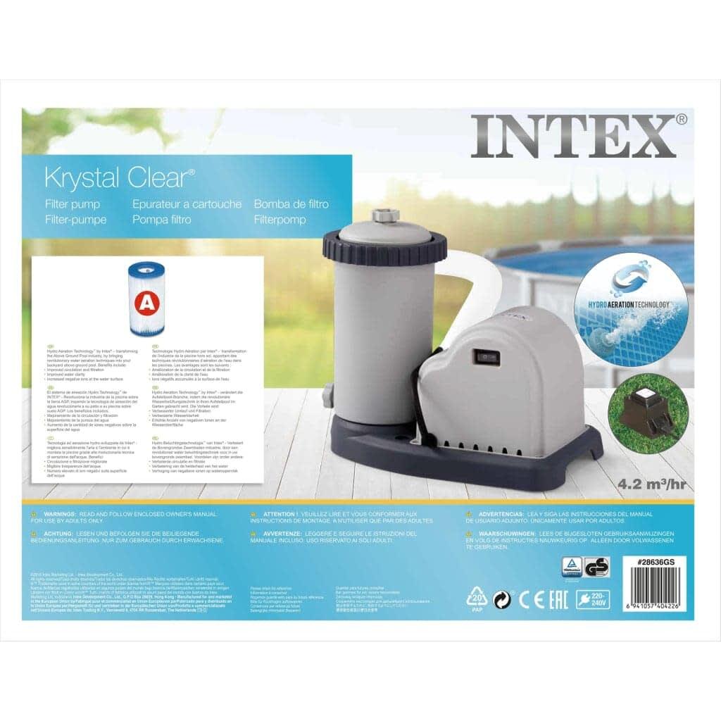 Intex Bomba de filtragem de cartucho 5678 L/h 28636GS 6/6