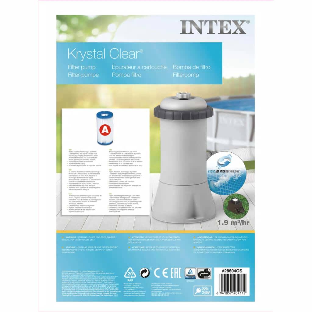 Intex Bomba de filtragem de cartucho 2271 L/h 28604GS 6/6