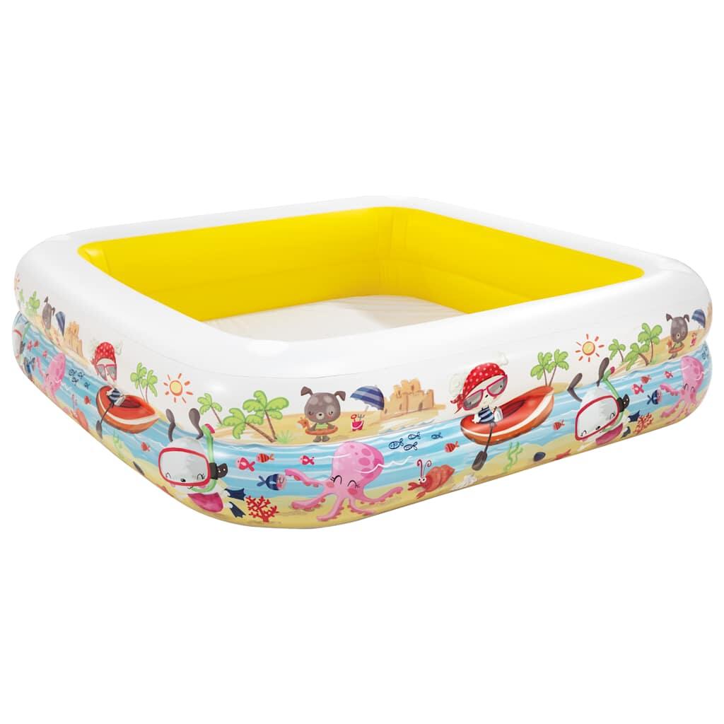 INTEX Piscine avec parasol gonflable 157x157x122 cm 3/4