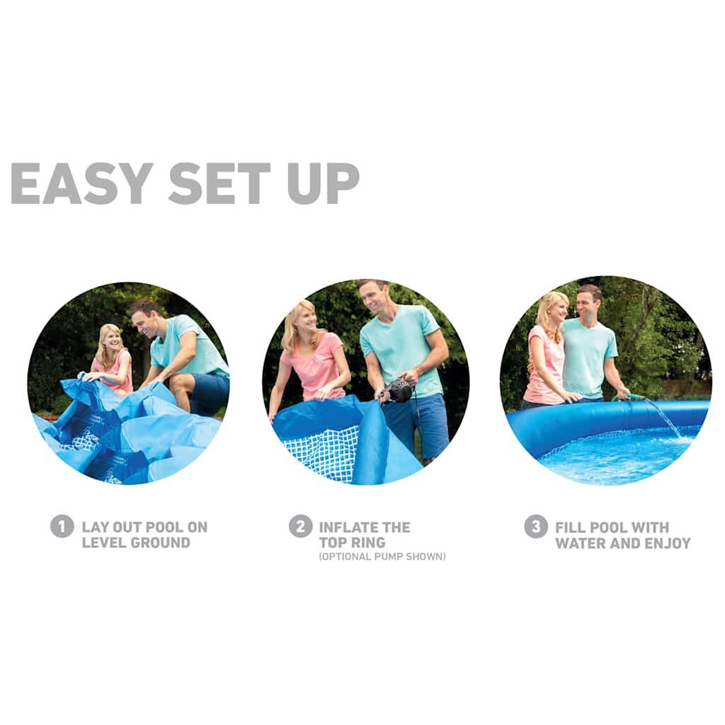 Intex Piscina Easy Set com sistema de filtragem 457x84 cm 7/7