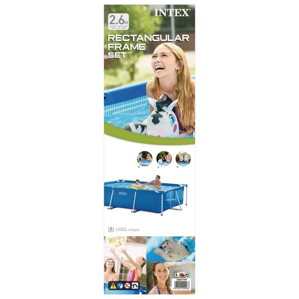 INTEX Zwembad Rectangular Frame 260x160x65 cm 28271NP 5/5