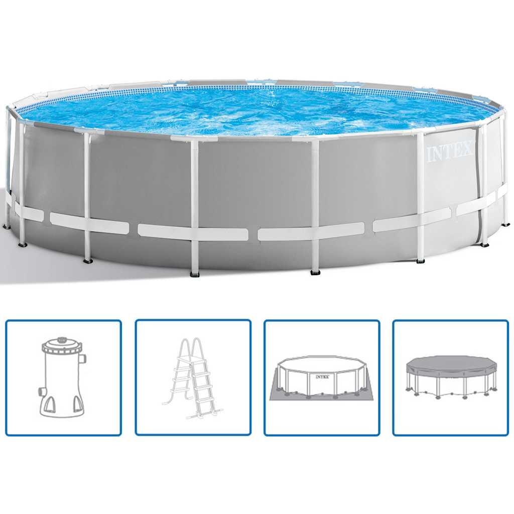 Intex Conjunto de piscina Prism Frame 457x122 cm 26726GN 2/7