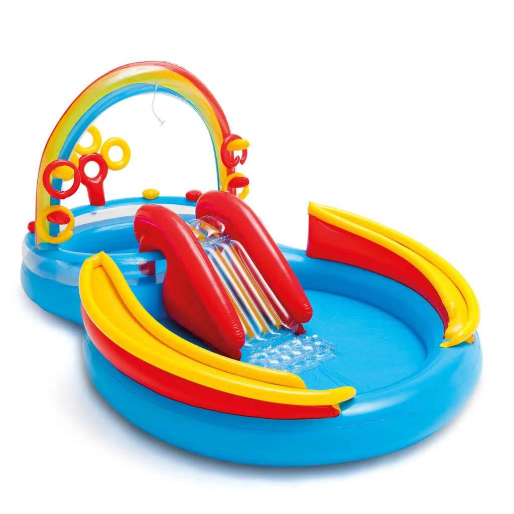 INTEX Piscine gonflable Rainbow Ring Play Center 297x193x135cm 57453NP 3/7