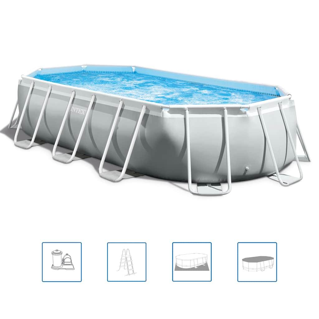 INTEX Prism Frame Zwembadset ovaal 503x274x122 cm 26796GN 2/7