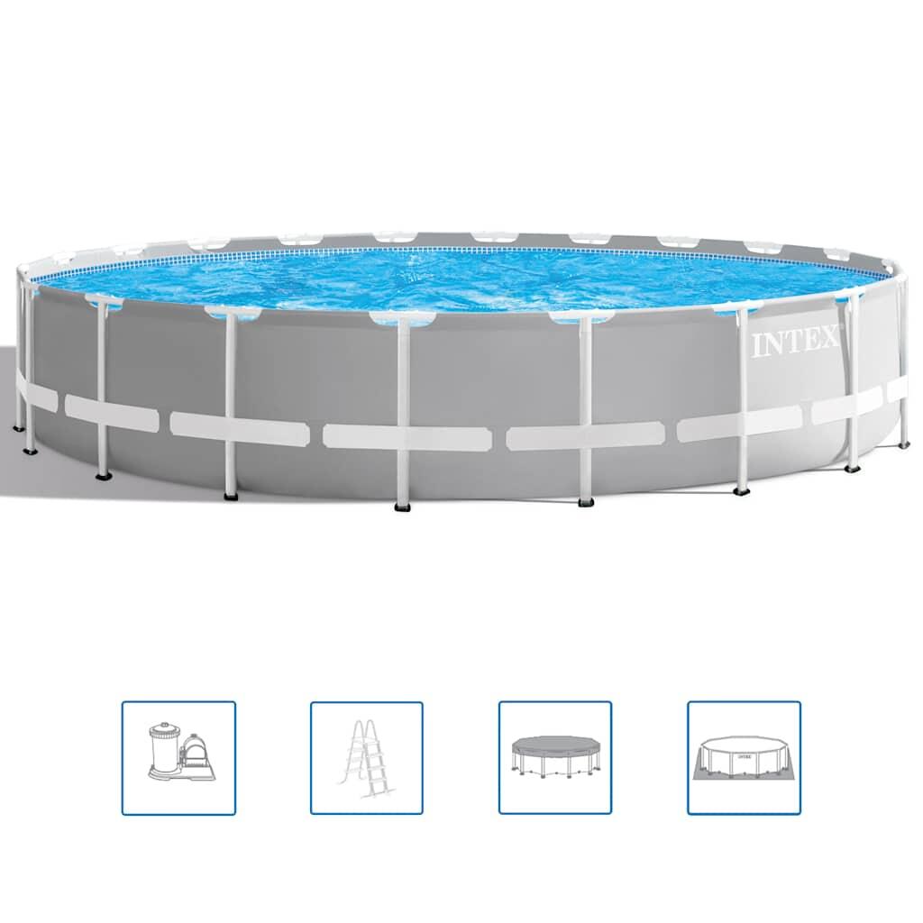 Intex Conjunto de piscina Prism Frame 610x132 cm 26756GN 2/7