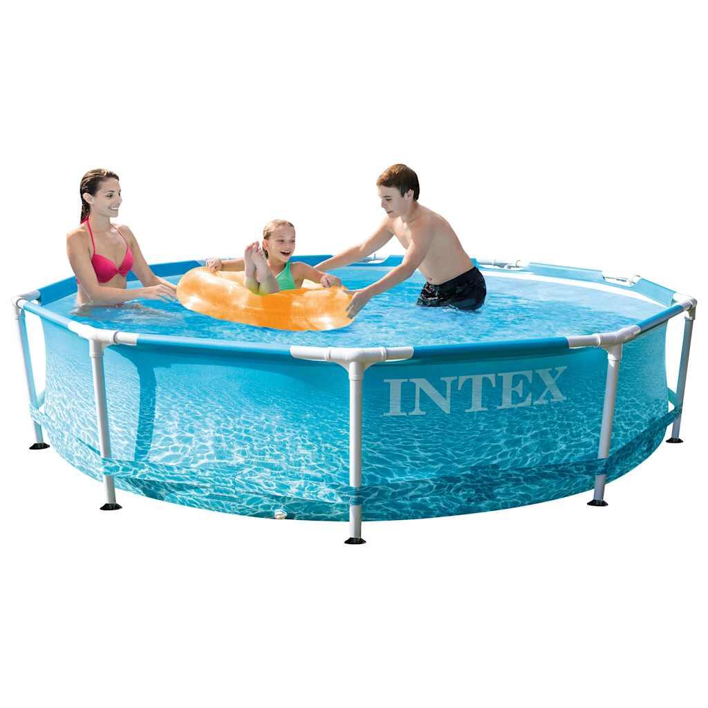 Intex Piscina Beachside Metal Frame 305x76 cm 4/6