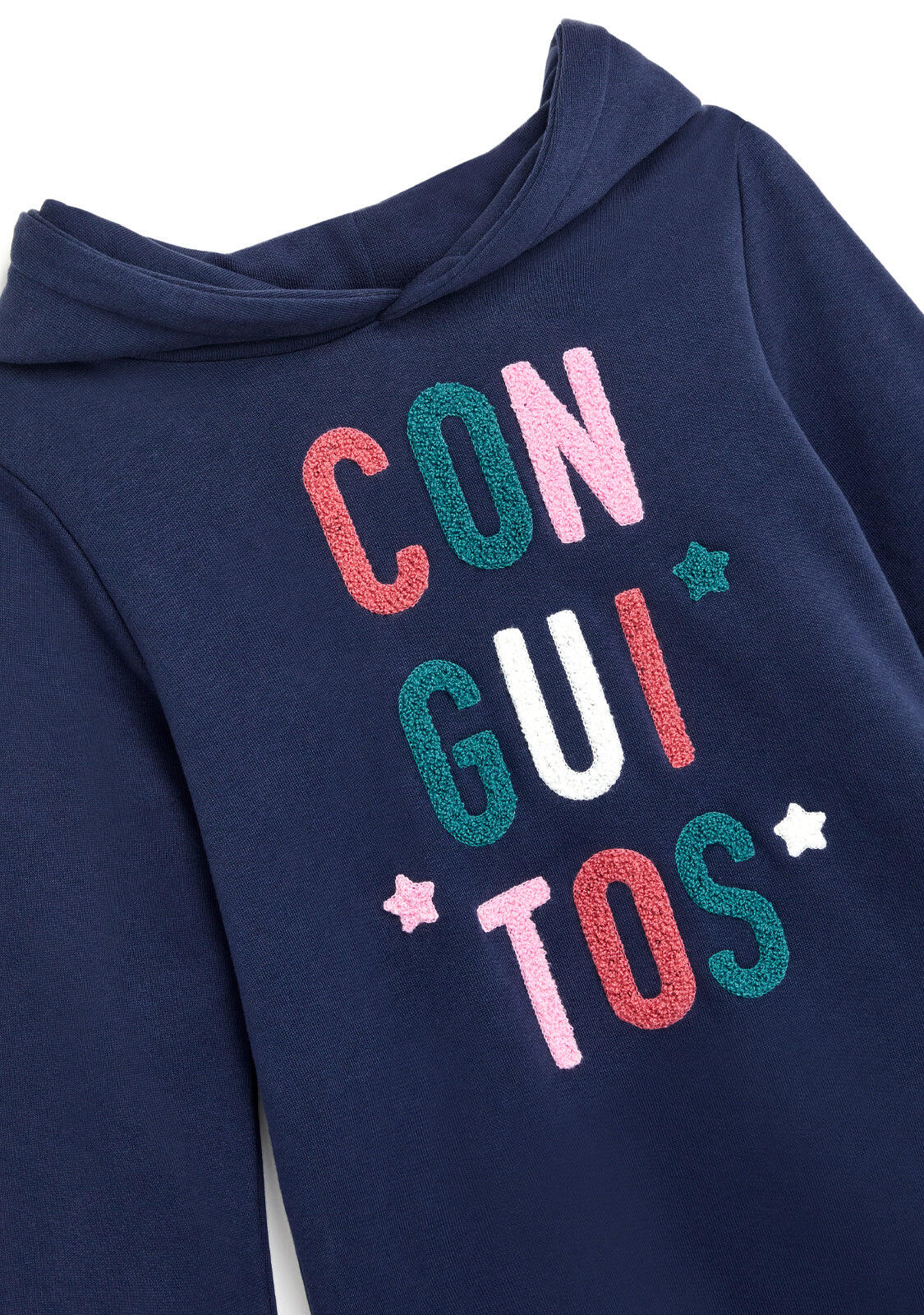Vestido Azul Marino con Capucha Conguitos 3/5