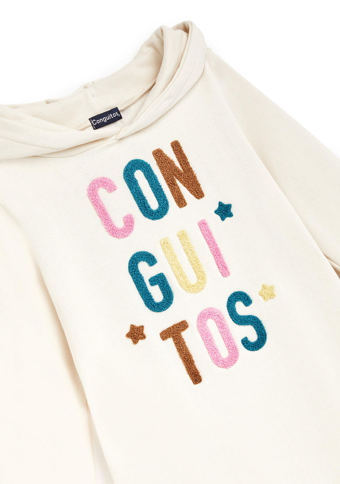 Vestido Multicolor Con Capucha Conguitos 2/3