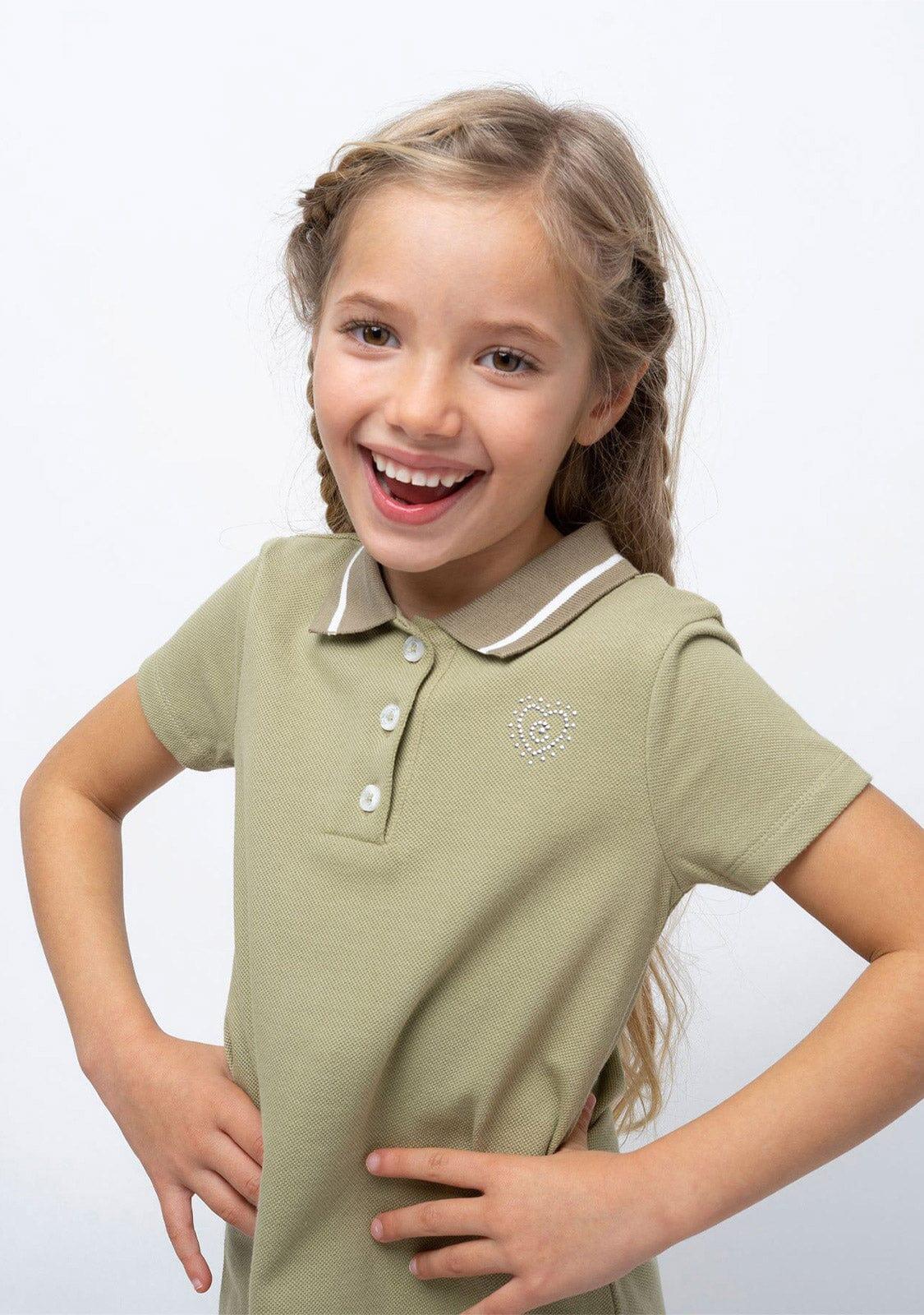 Vestido de Niña Polo Kaki 3/3