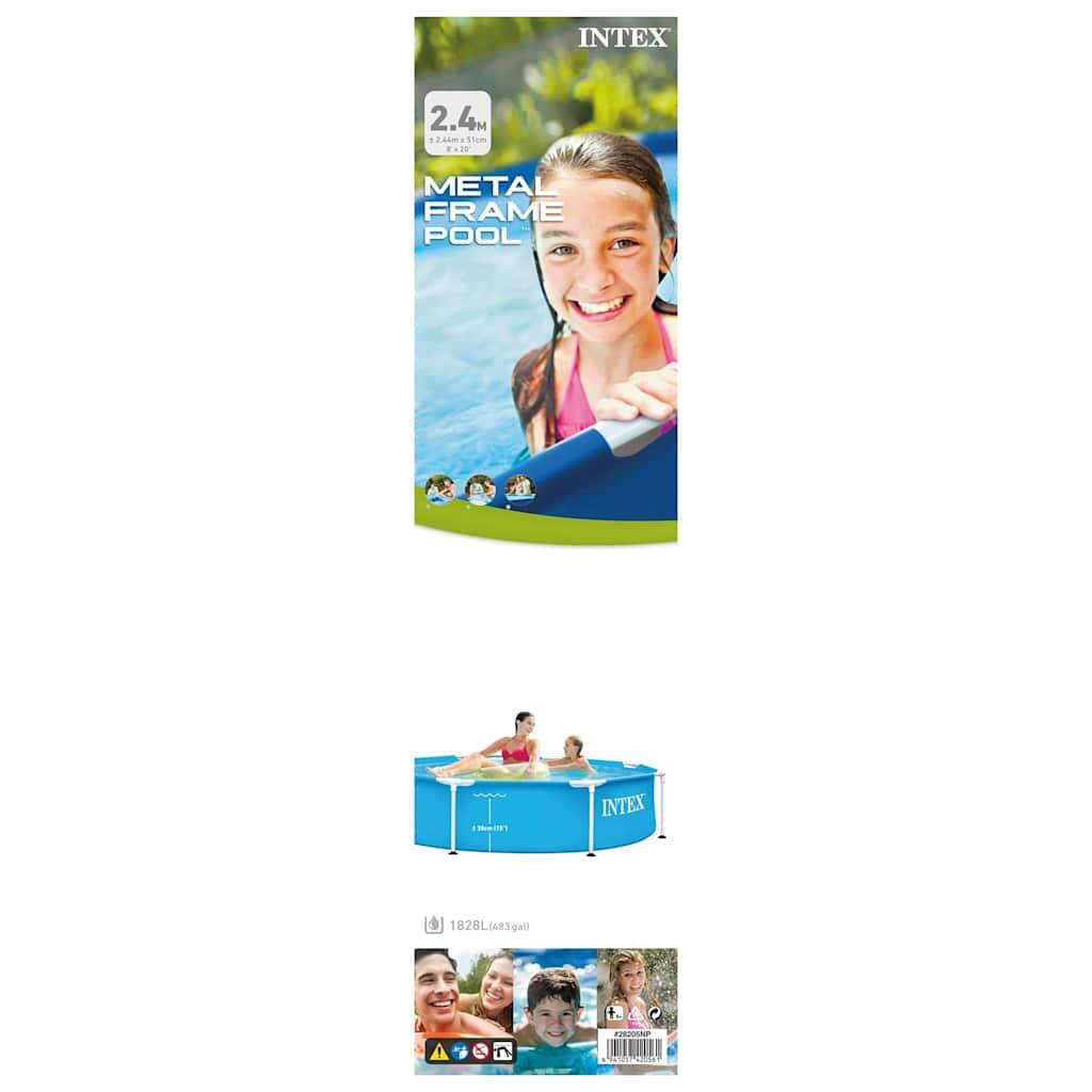 INTEX Piscine Metal Frame 244x51 cm 5/5