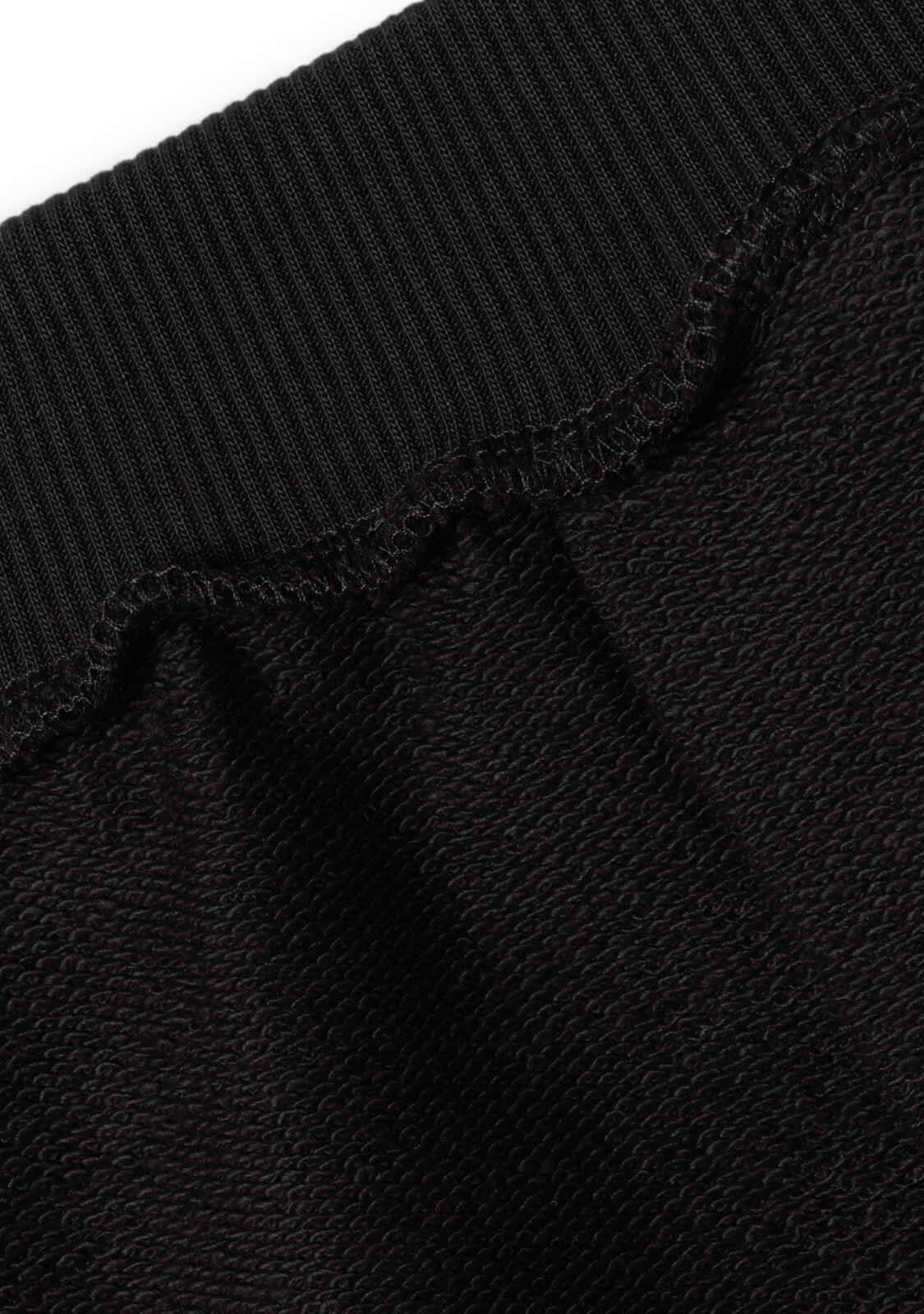 Pantalón Jogger de Felpa Negro Conguitos 3/4