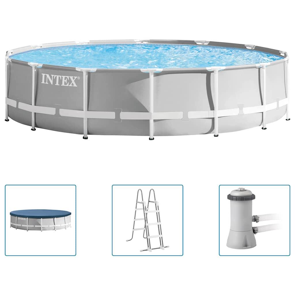 Intex conjunto estrutura de piscina premium Prism Frame 427x107 cm 2/7