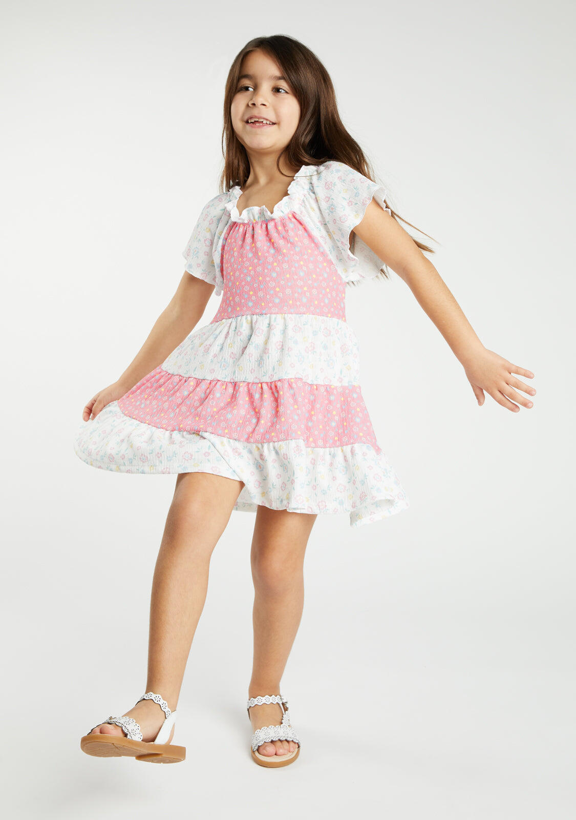 Vestido Volantes Flores 4/4