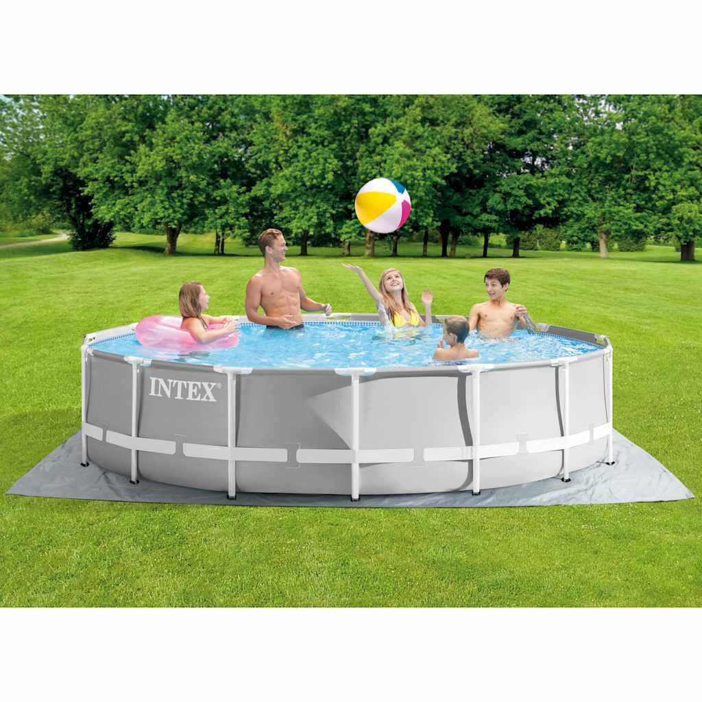 Ø 427 X 107 cm Intex Prism Frame Pool Set rund 7/7