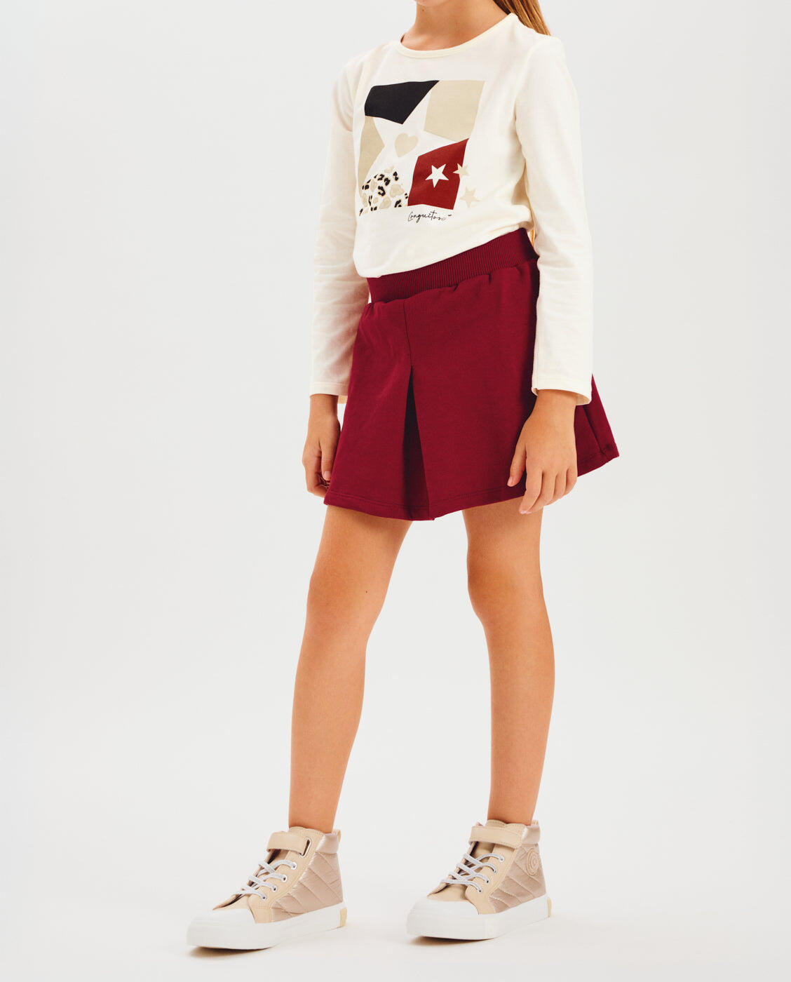 Camiseta Niña Manga Larga Estampado Estrella 5/5