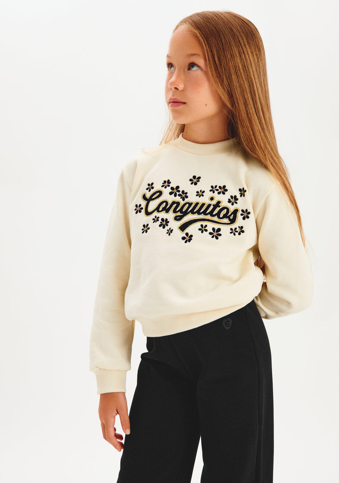 Sudadera Niña Con Logo Marca 4/4