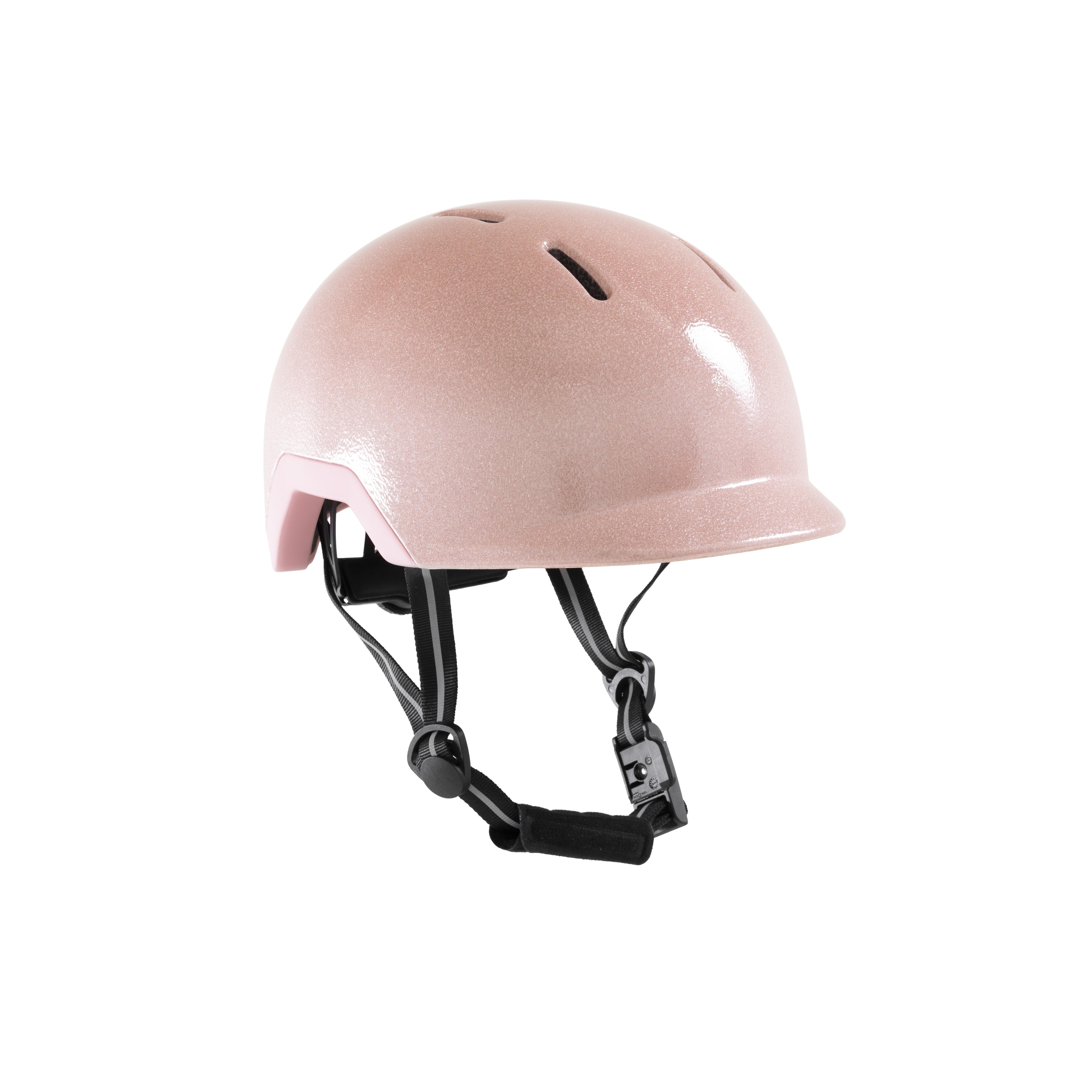 Swivvle - Casque De Vélo Réfléchissant Lumineux S Avec Mips – Casque Léger Et Sécurisé - Casque - Rose - Decathlon